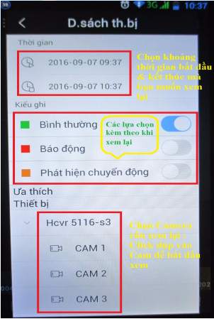 cach xem lại camera
